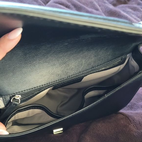 INC studded red, silver and black rhinestone purse. - Picture 3 of 5